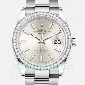 Rolex Datejust Ladies m126284rbr-0006 36mm Silver-tone