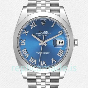 Rolex Datejust m126300-0018 41mm Men's Blue Dial