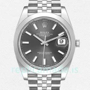 Rolex Datejust m126300-0008 Men's 41mm Silver-tone