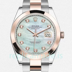 Rolex Datejust Men's m126301-0013 41mm Silver-tone