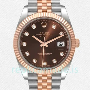 Rolex Datejust Men's m126331-0004 41mm Jubilee Bracelet/Oyster Bracelet Chocolate Dial