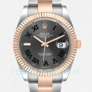 Rolex Datejust 41mm Men's m126331-0015 Grey Dial Automatic