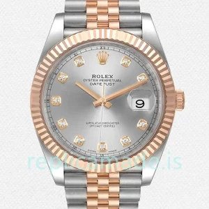 Rolex Datejust 41mm 126331 Men's Silver-tone Silver Dial
