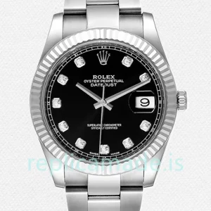 Rolex Datejust Men's 41mm m126334-0011 Black Dial