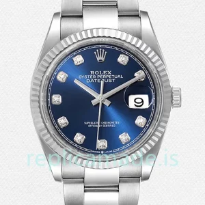 Rolex Datejust 41mm Men's 126334 Silver-tone Blue Dial