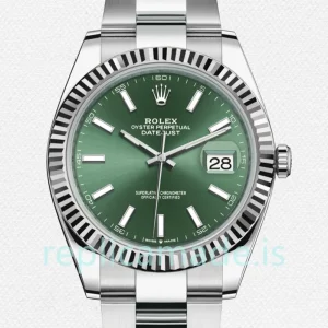 Rolex Datejust m126334-0027 Men's 41mm Oyster Bracelet