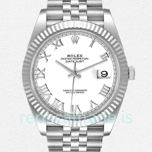 Rolex Datejust 126334WRJ Men's 41mm Automatic White Dial