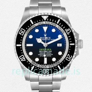 Rolex Sea-Dweller Men's m126660-0002 44mm Deep Blue Dial Silver-tone