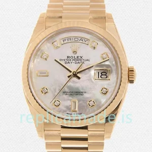 Rolex Day-date m128238-0011 Unisex 36mm Mother of Pearl Dial