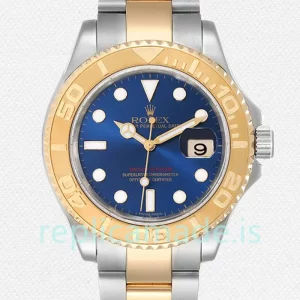 Rolex Yacht-master Men's 40mm 16623BLSO Oyster Bracelet Blue Dial