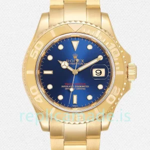 Rolex Yacht-master 40mm 16628BLSO Men's Gold-tone
