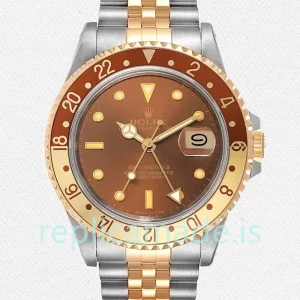 Rolex Gmt Master 16713BNSJ Men's 40mm Gold-tone Automatic