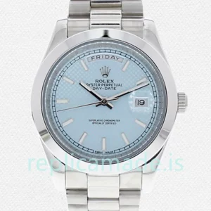 Rolex Day-date 40mm m228206-0004 Men's Silver-tone President Bracelet
