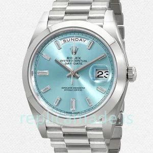 Rolex Day-Date 40mm Men's 228206 Silver-tone Automatic