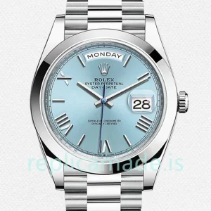 Rolex Day-Date m228206-0044 Men's 40mm Silver-tone