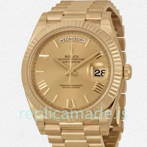 Rolex Day-Date m228238-0002 Men's 40mm Champagne Dial