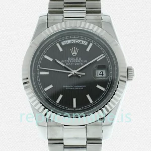 Rolex Day-date 40mm Men's 228239BKSP Automatic Black Dial