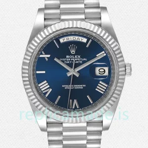Rolex Day-Date 40mm Men's m228239-0007 Automatic Blue Dial