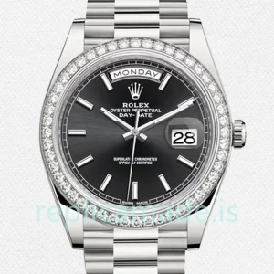 Rolex Day-Date Men's 40mm 228349BKSP Automatic Black Dial