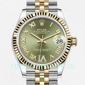 Rolex Datejust m278273-0016 Ladies 31mm Green Dial