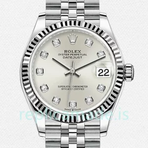 Rolex Datejust m278274-0030 31mm Ladies Jubilee Bracelet Silver-tone