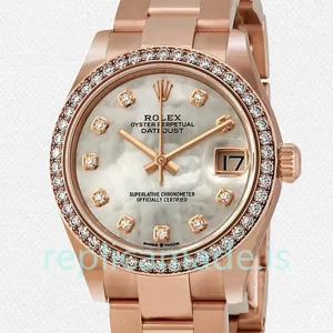 Rolex Datejust 31mm Ladies m278285rbr-0011 Mother of Pearl Dial Automatic