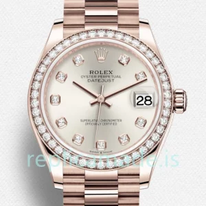 Rolex Datejust Ladies m278285rbr-0030 31mm Silver Dial