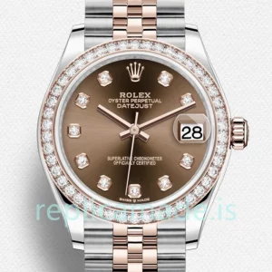 Rolex Datejust Ladies m278381rbr-0028 31mm Chocolate Dial