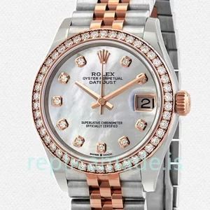 Rolex Datejust m278381rbr-0026 Ladies 31mm Silver-tone
