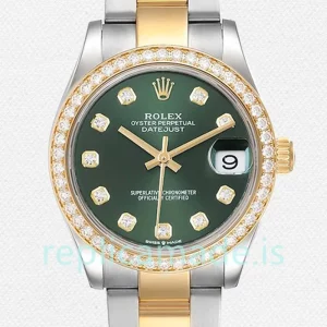 Rolex Datejust Ladies m278383rbr-0029 31mm Green Dial