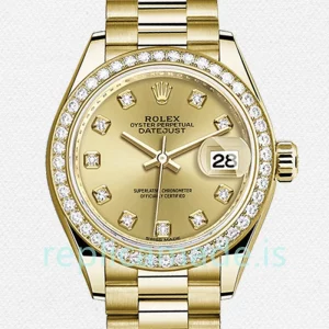 Rolex Datejust 28mm m279138rbr-0023 Ladies Gold-tone