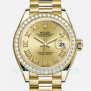 Rolex Datejust 28mm Ladies m279138rbr-0021 Automatic