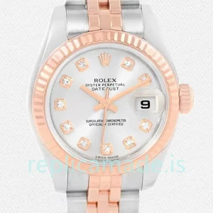 Rolex Datejust Ladies 279171 28mm Silver Dial Silver-tone