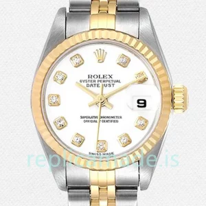Rolex Datejust 279173 28mm Ladies Silver-tone White Dial