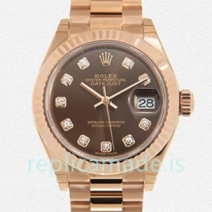 Rolex Datejust Ladies m279175-0016 28mm Automatic Rose Gold-tone