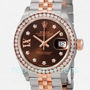 Rolex Datejust m279381rbr-0003 28mm Ladies Chocolate Dial