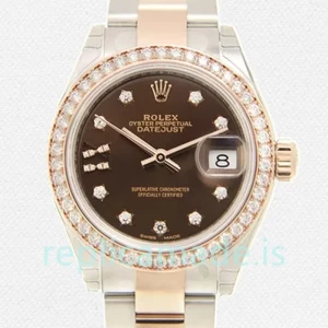 Rolex Datejust 28mm Ladies m279381rbr-0004 Automatic Oyster Bracelet