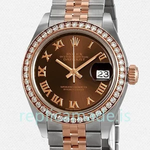 Rolex Datejust 28mm m279381rbr-0009 Ladies Chocolate Dial