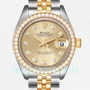 Rolex Datejust m279383rbr-0011 28mm Ladies Silver-tone