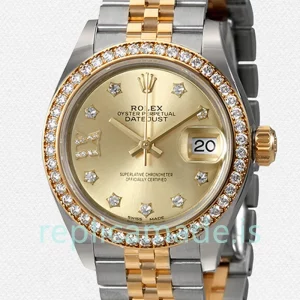 Rolex Datejust 28mm m279383rbr-0021 Ladies Automatic Silver-tone
