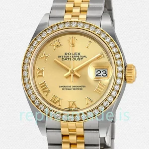 Rolex Datejust Ladies m279383rbr-0009 28mm Automatic Silver-tone
