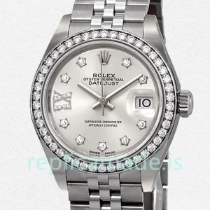 Rolex Datejust m279384rbr-0021 Ladies 28mm Jubilee Bracelet
