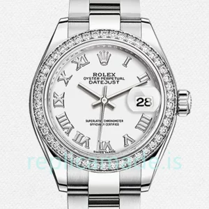Rolex Datejust Ladies 28mm m279384rbr-0020 Automatic Oyster Bracelet