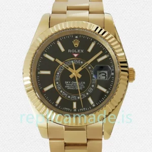 Rolex Sky-dweller Men's 42mm 326938BKSO Automatic Oyster Bracelet