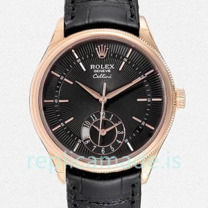 Rolex Cellini 39mm m50525-0011 Men's Rose Gold-tone