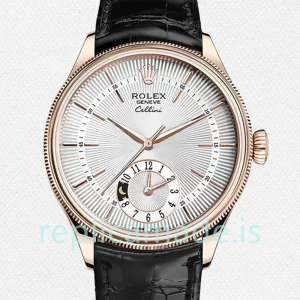 Rolex Cellini m50525-0009 39mm Men's Silver Dial