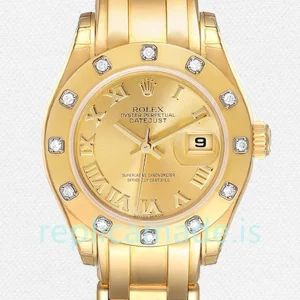 Rolex Pearlmaster 80318 29mm Ladies Gold-tone