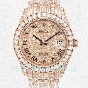Rolex Pearlmaster Men's 41mm m86405rbr-0001 Rose Gold-tone