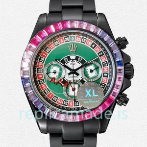 Rolex Daytona DIW 40mm Men's Black-tone Oyster Bracelet