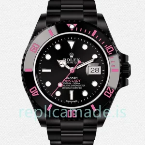 Rolex Submariner 40mm Men's PINKLADY Silver-tone Automatic